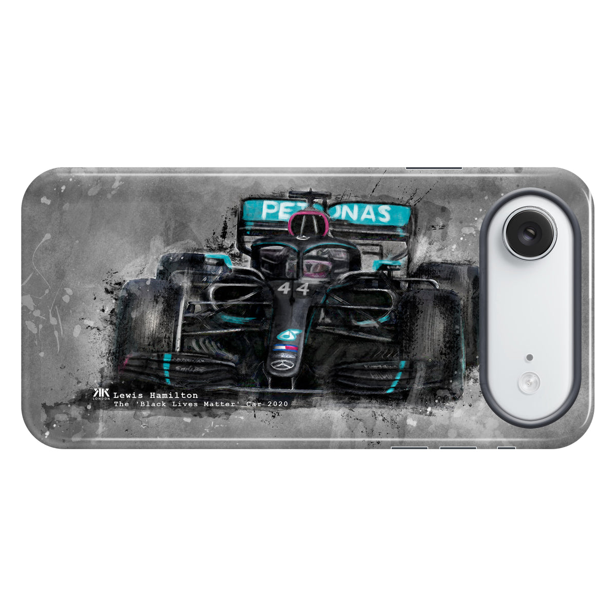 Hamilton Mercedes Black Lives Matter 2020 F1 Car Phone Case - Tough Case - iphone-17-air