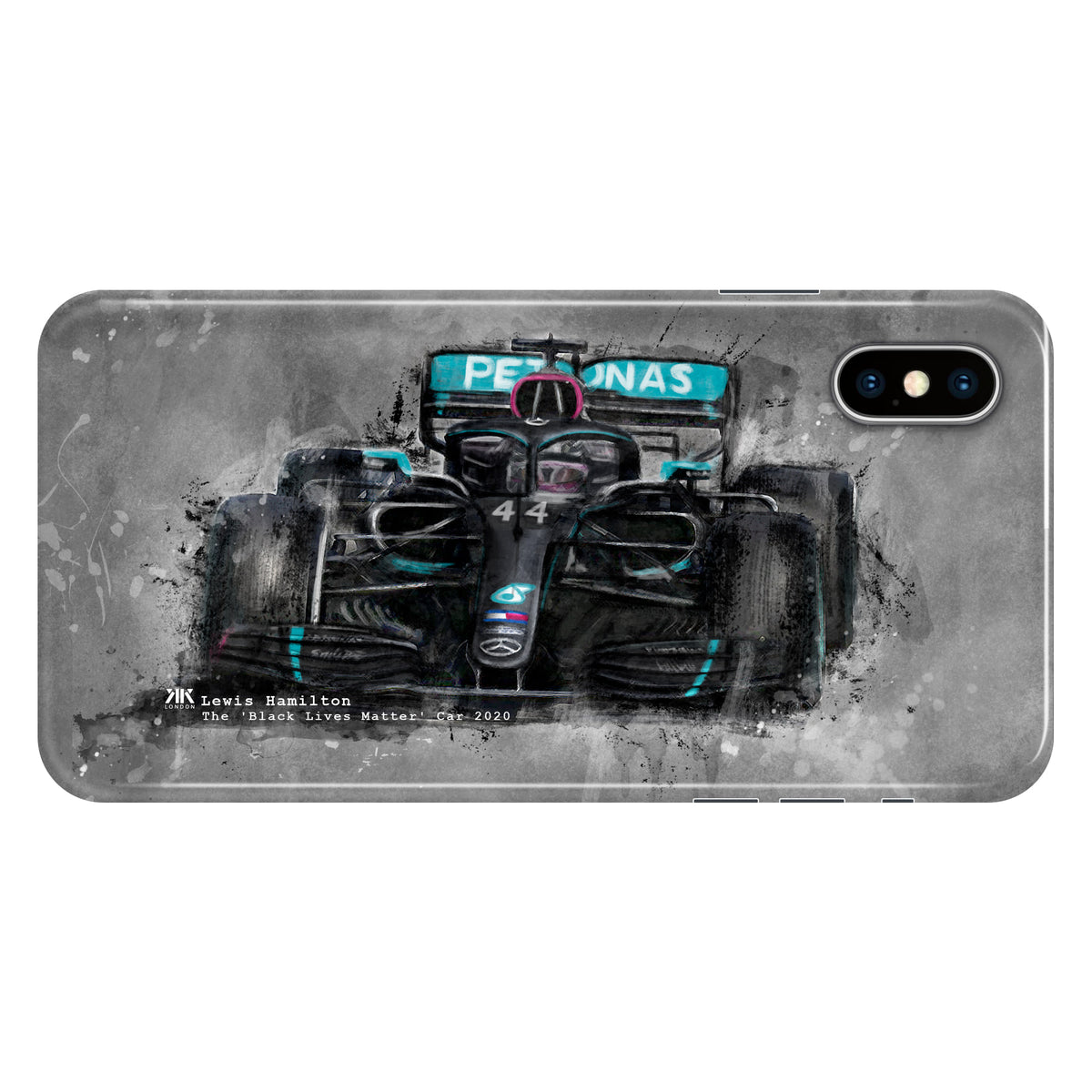 Hamilton Mercedes Black Lives Matter 2020 F1 Car Phone Case - Snap Case - iphone-x