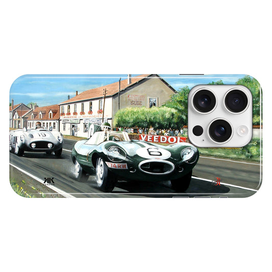 Jaguar D Type Green Race 6 - Snap Case - iphone-16-pro
