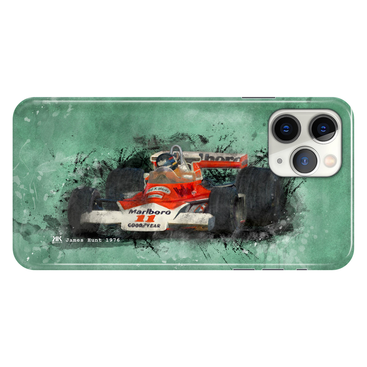 James Hunt McLaren 1976 F1 Car Phone Case - Snap Case - iphone-11-pro