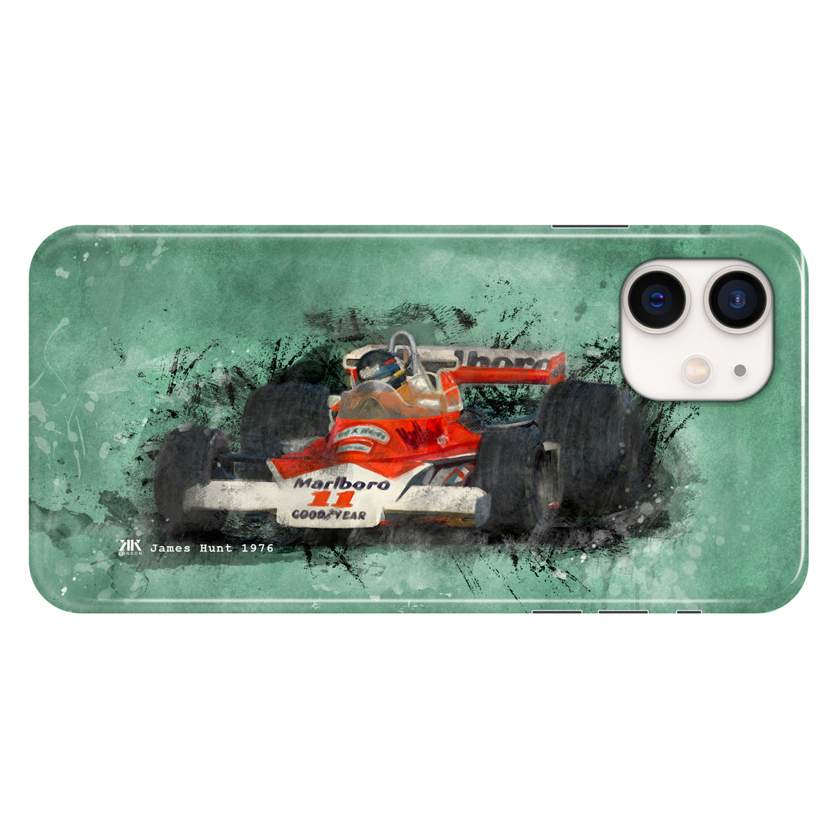 James Hunt McLaren 1976 F1 Car Phone Case - Snap Case - iphone-12