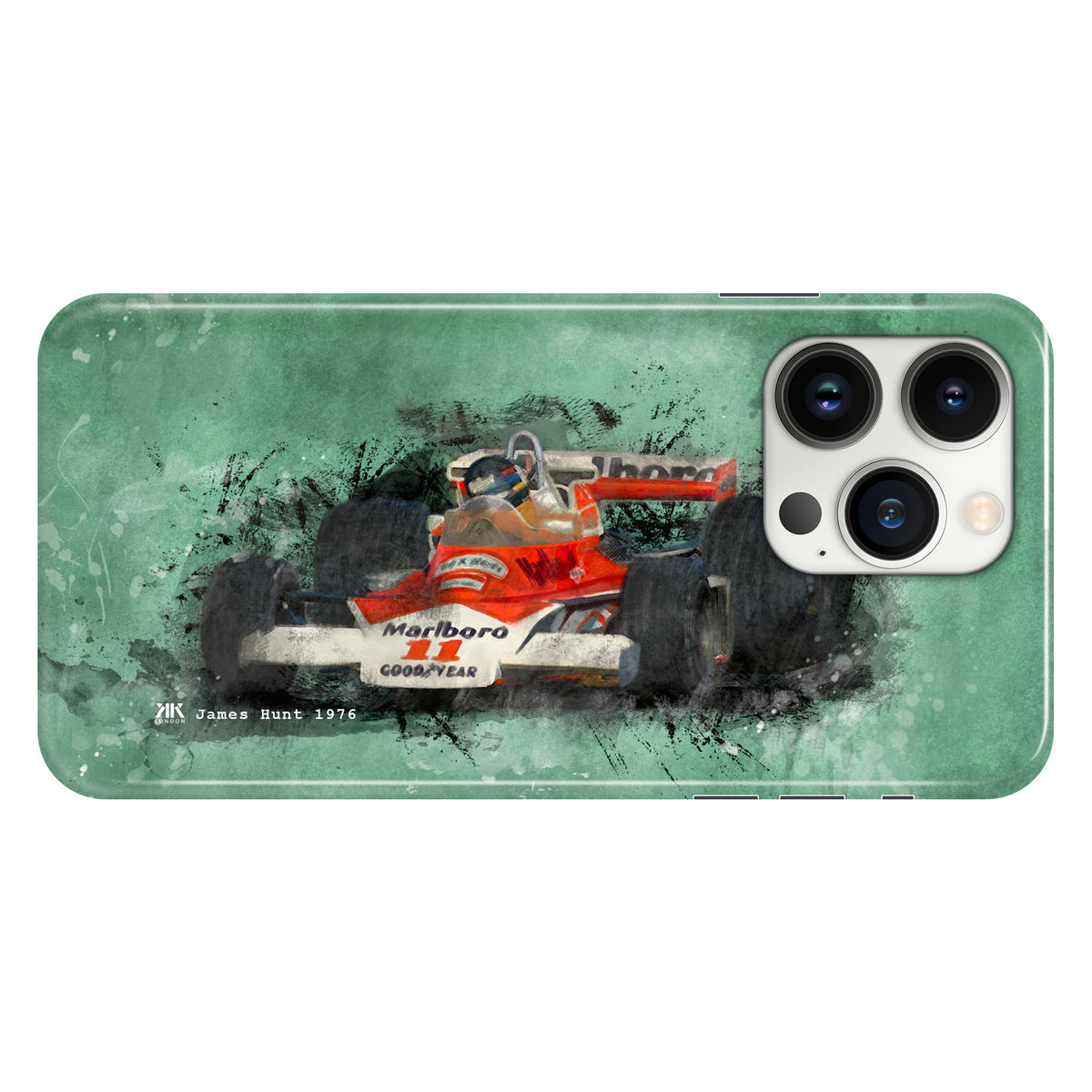 James Hunt McLaren 1976 F1 Car Phone Case - Snap Case - iphone-13-pro