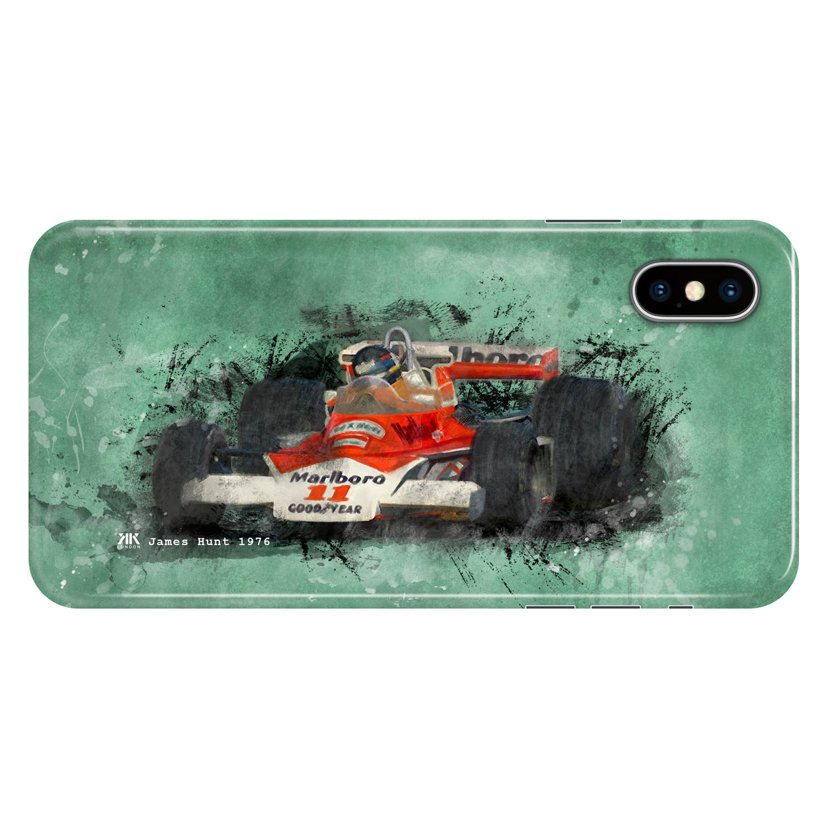 James Hunt McLaren 1976 F1 Car Phone Case - Snap Case - iphone-x