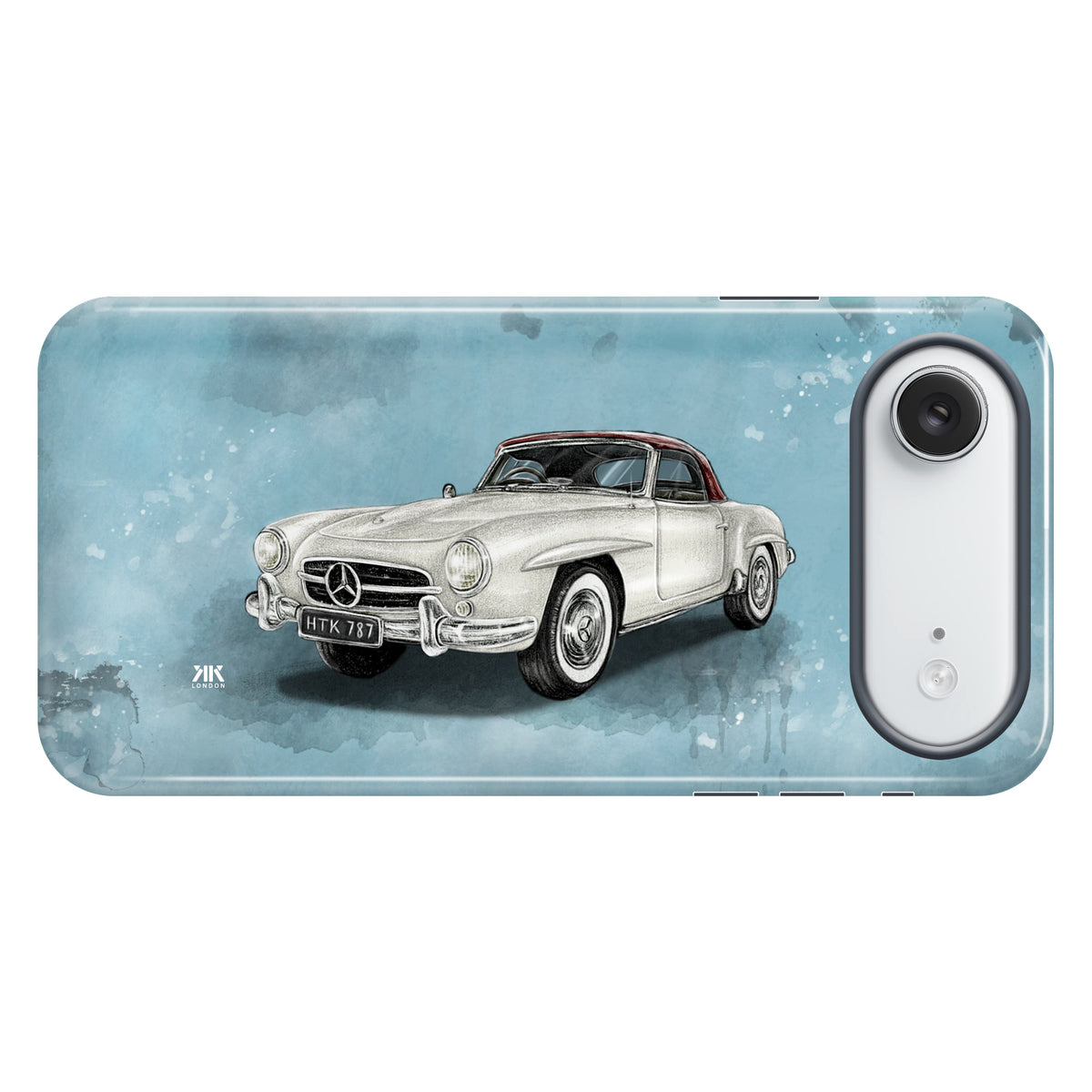 Mercedes-Benz 190SL Convertible 1955 (Silver) - Tough Case - iphone-17-air