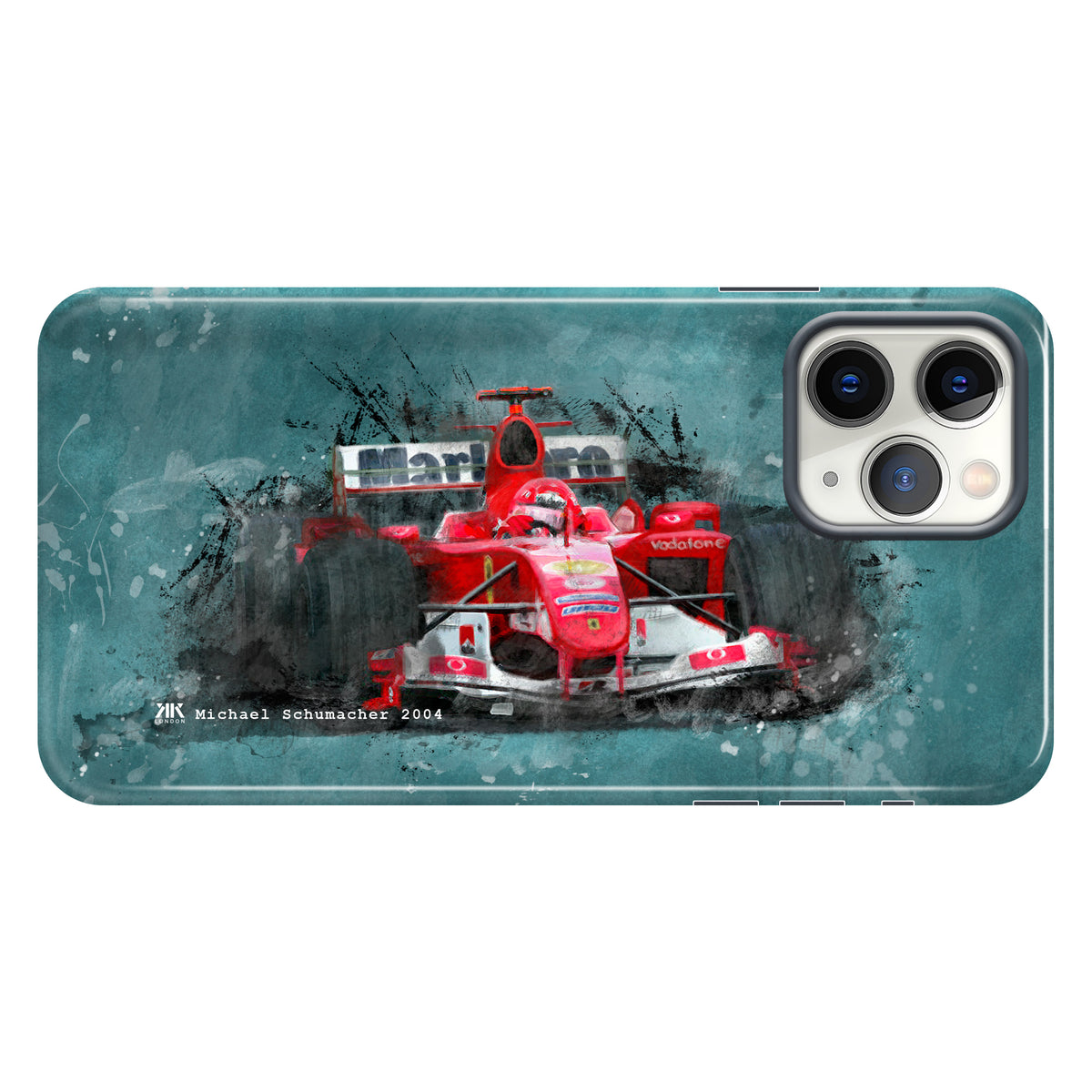 Michael Schumacher Ferrari 2004 F1 Car Phone Case - Tough Case - iphone-11-pro