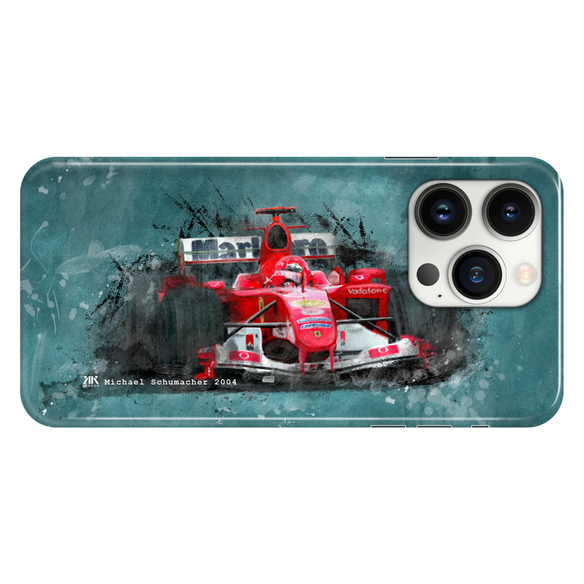 Michael Schumacher Ferrari 2004 F1 Car Phone Case - Snap Case - iphone-13-pro