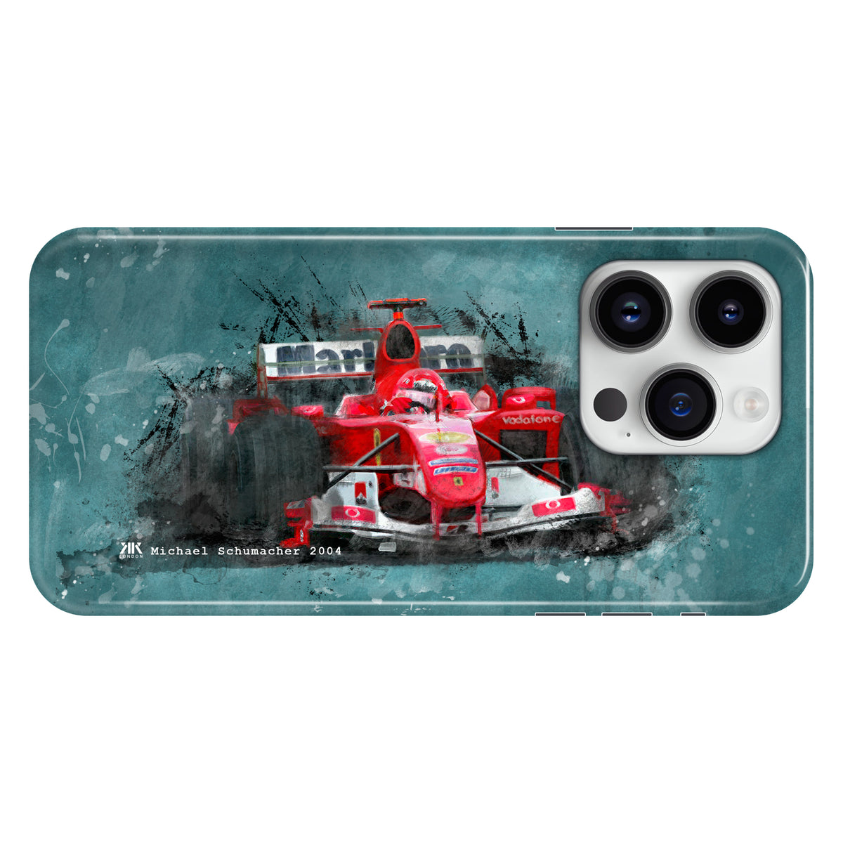 Michael Schumacher Ferrari 2004 F1 Car Phone Case - Snap Case - iphone-14-pro