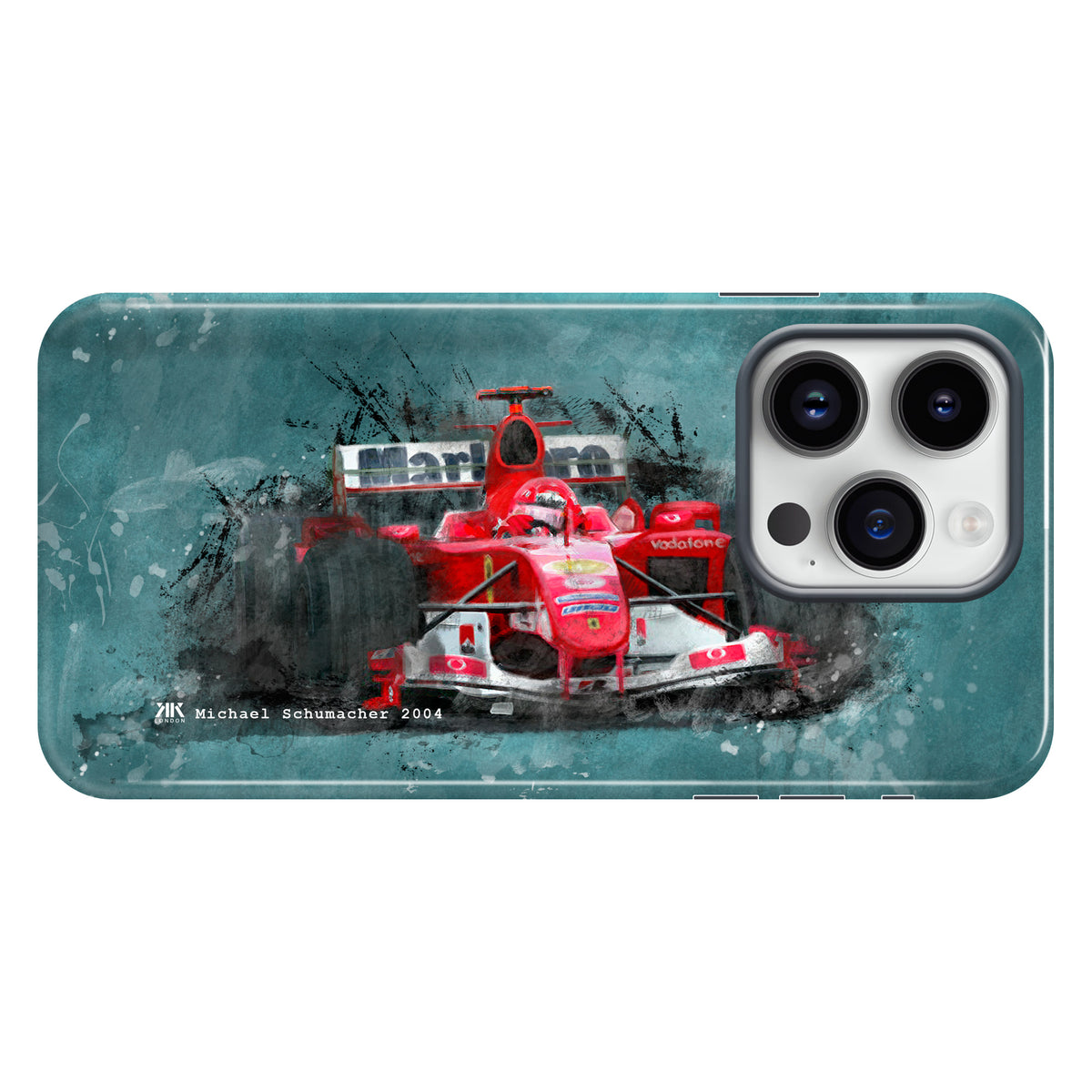 Michael Schumacher Ferrari 2004 F1 Car Phone Case - Tough Case - iphone-14-pro