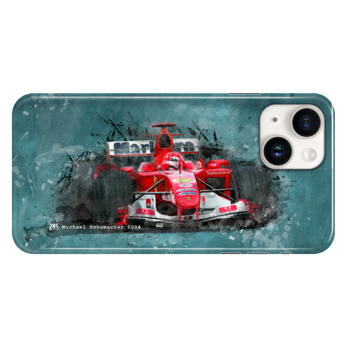 Michael Schumacher Ferrari 2004 F1 Car Phone Case - Snap Case - iphone-14