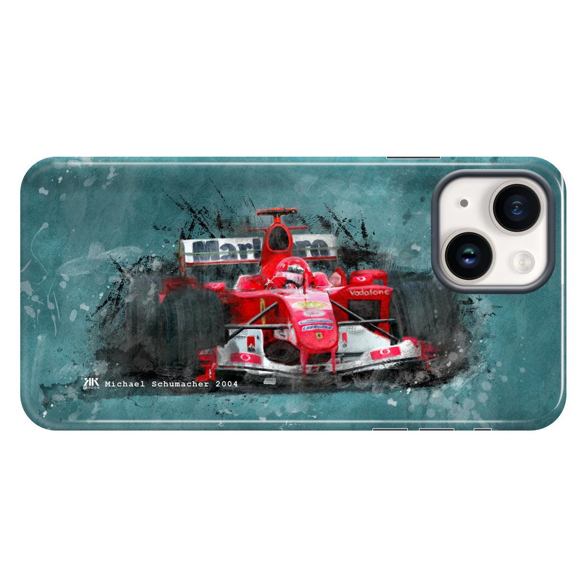 Michael Schumacher Ferrari 2004 F1 Car Phone Case - Tough Case - iphone-14