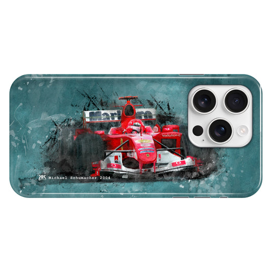 Michael Schumacher Ferrari 2004 F1 Car Phone Case - Snap Case - iphone-16-pro