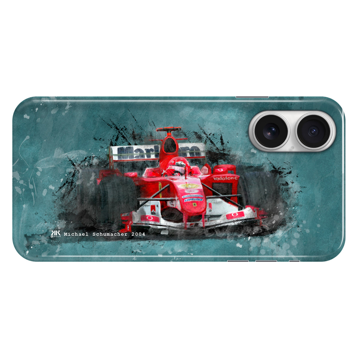 Michael Schumacher Ferrari 2004 F1 Car Phone Case - Snap Case - iphone-16