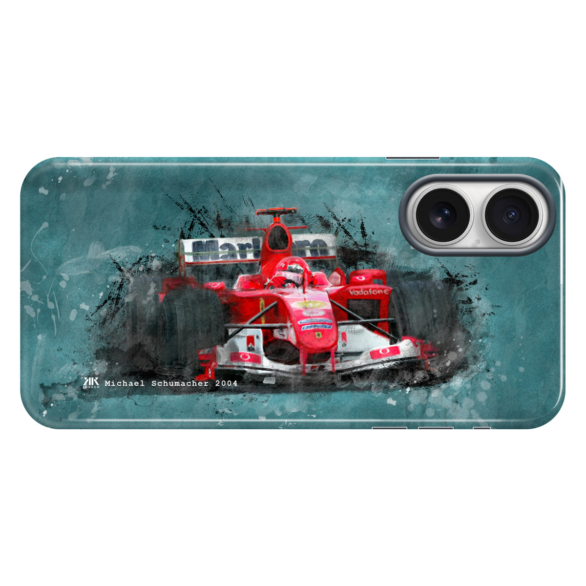 Michael Schumacher Ferrari 2004 F1 Car Phone Case - Tough Case - iphone-16