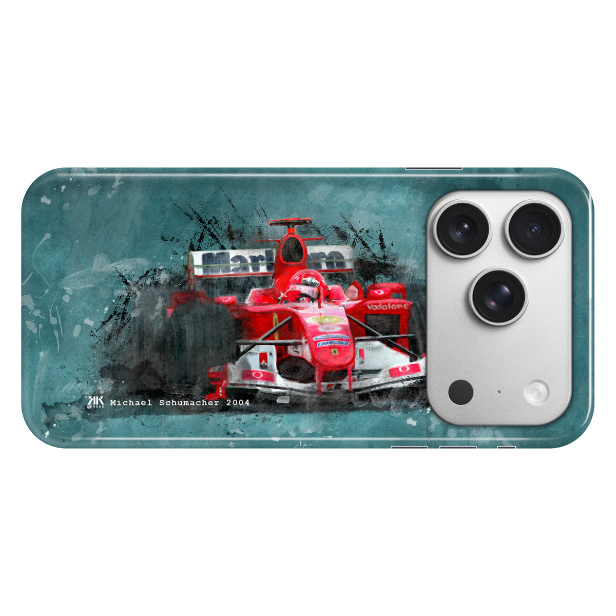 Michael Schumacher Ferrari 2004 F1 Car Phone Case - Snap Case - iphone-17-pro