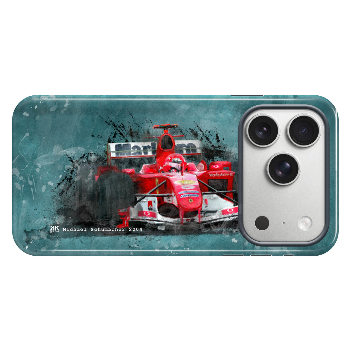 Michael Schumacher Ferrari 2004 F1 Car Phone Case - Tough Case - iphone-17-pro