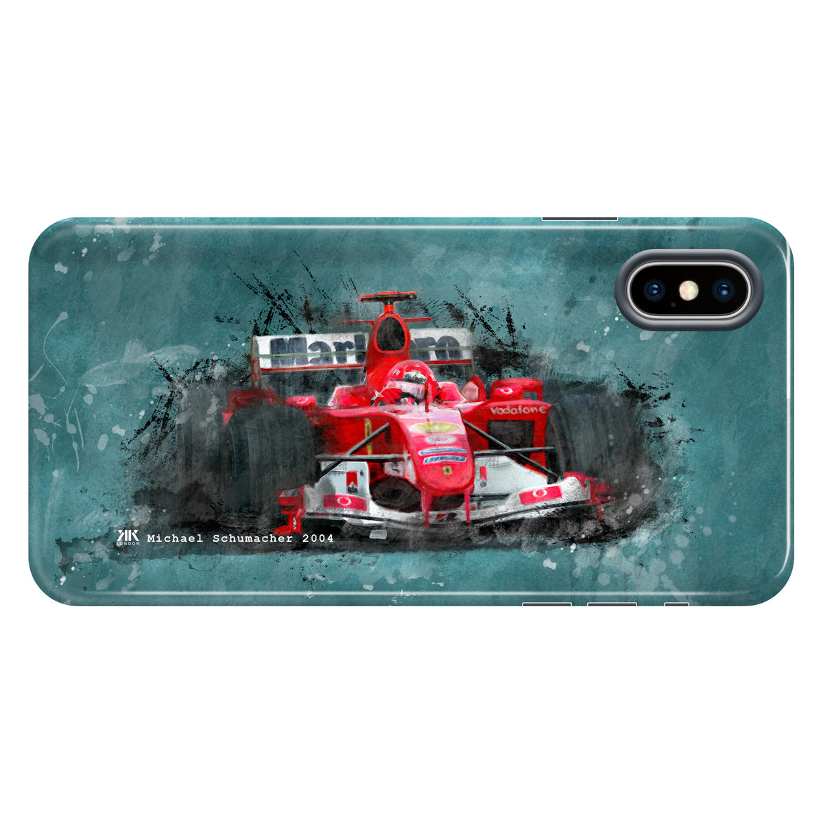 Michael Schumacher Ferrari 2004 F1 Car Phone Case - Tough Case - iphone-x