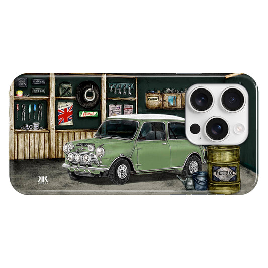 Mini Classic Cooper S Porcelain Green - Snap Case - iphone-16-pro
