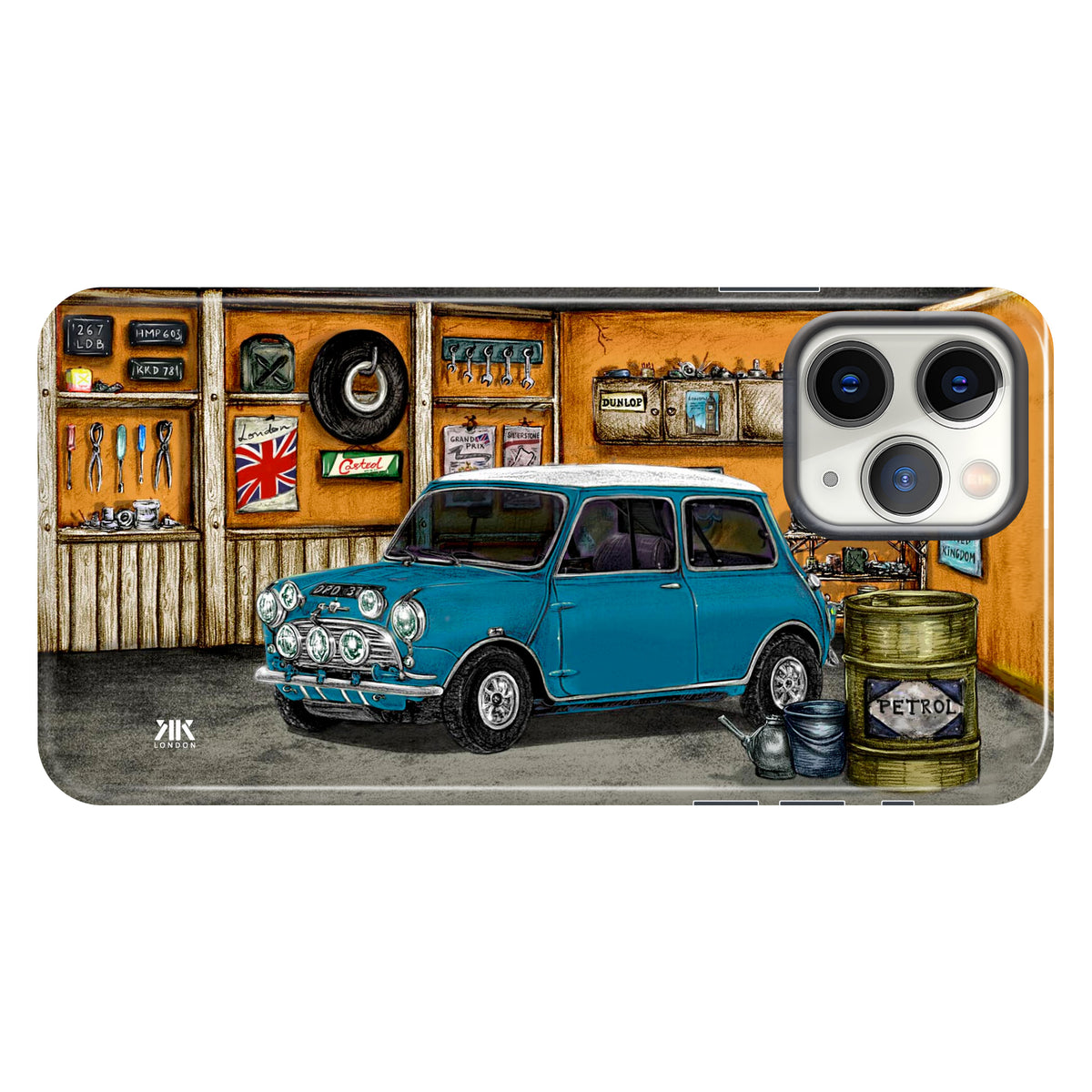 Mini Classic Cooper S Surf Blue - Tough Case - iphone-11-pro