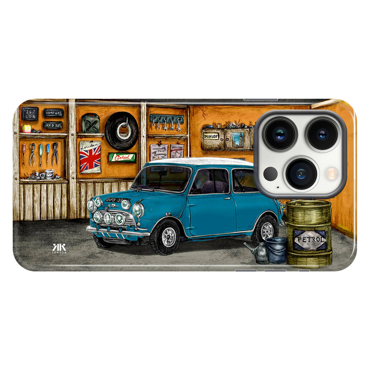 Mini Classic Cooper S Surf Blue - Tough Case - iphone-13-pro