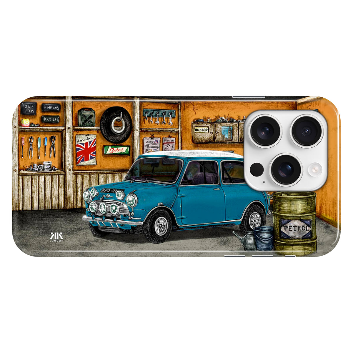 Mini Classic Cooper S Surf Blue - Snap Case - iphone-16-pro