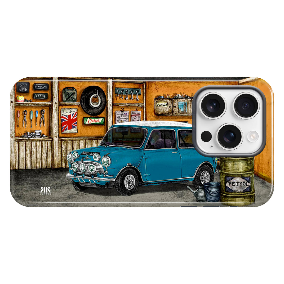 Mini Classic Cooper S Surf Blue - Tough Case - iphone-16-pro