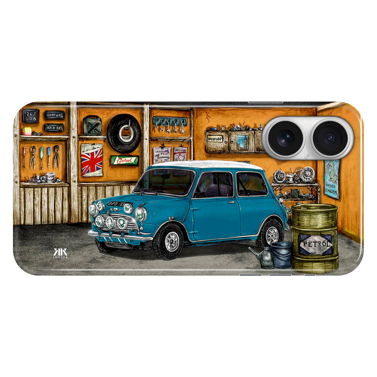 Mini Classic Cooper S Surf Blue - Snap Case - iphone-16