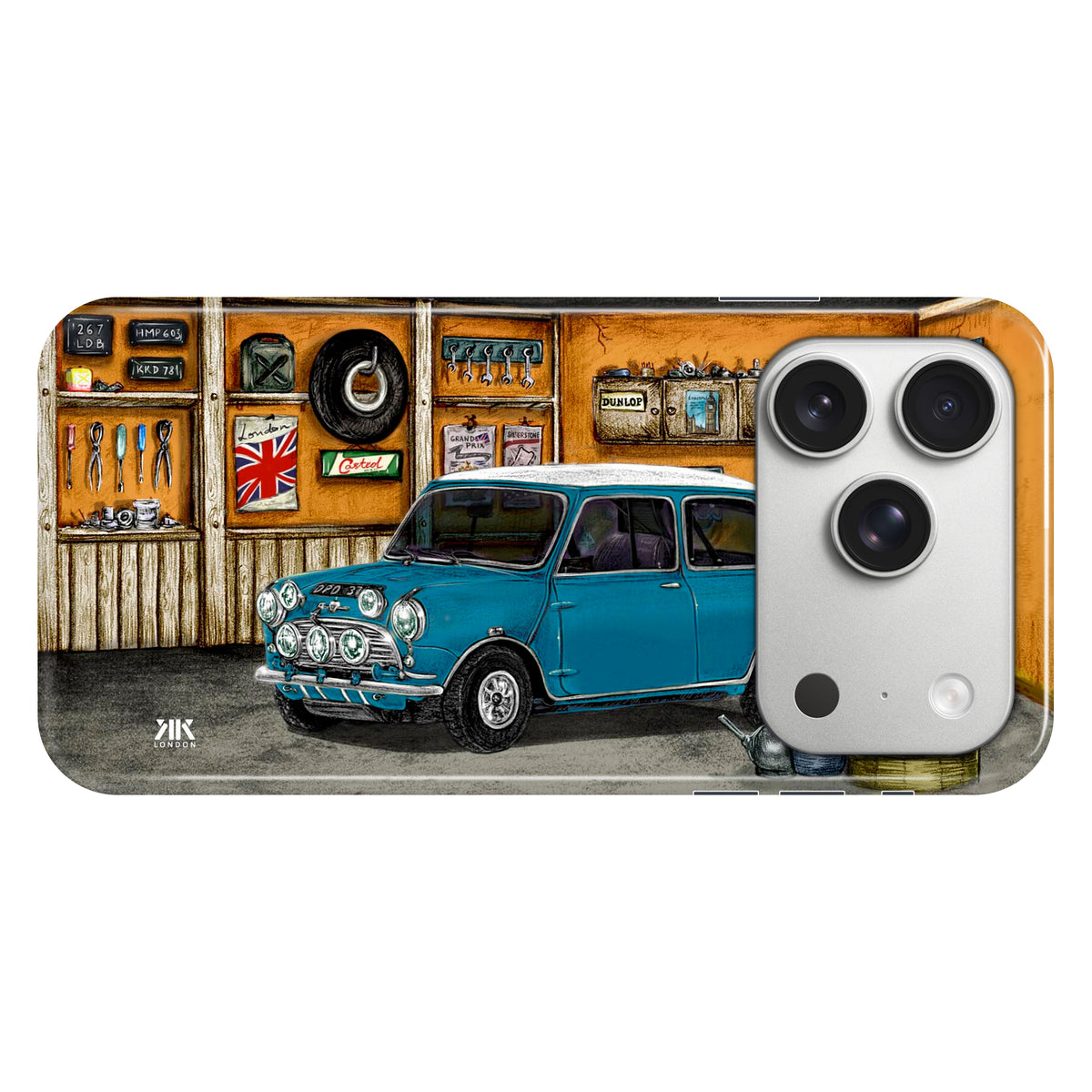Mini Classic Cooper S Surf Blue - Snap Case - iphone-17-pro