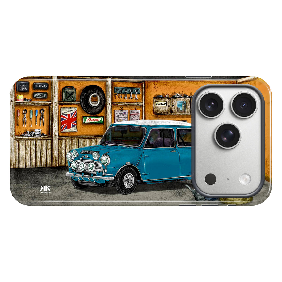 Mini Classic Cooper S Surf Blue - Tough Case - iphone-17-pro