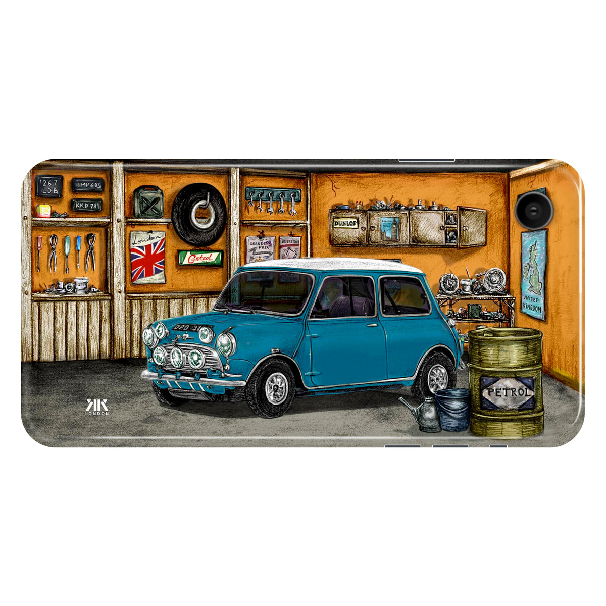 Mini Classic Cooper S Surf Blue - Snap Case - iphone-xr