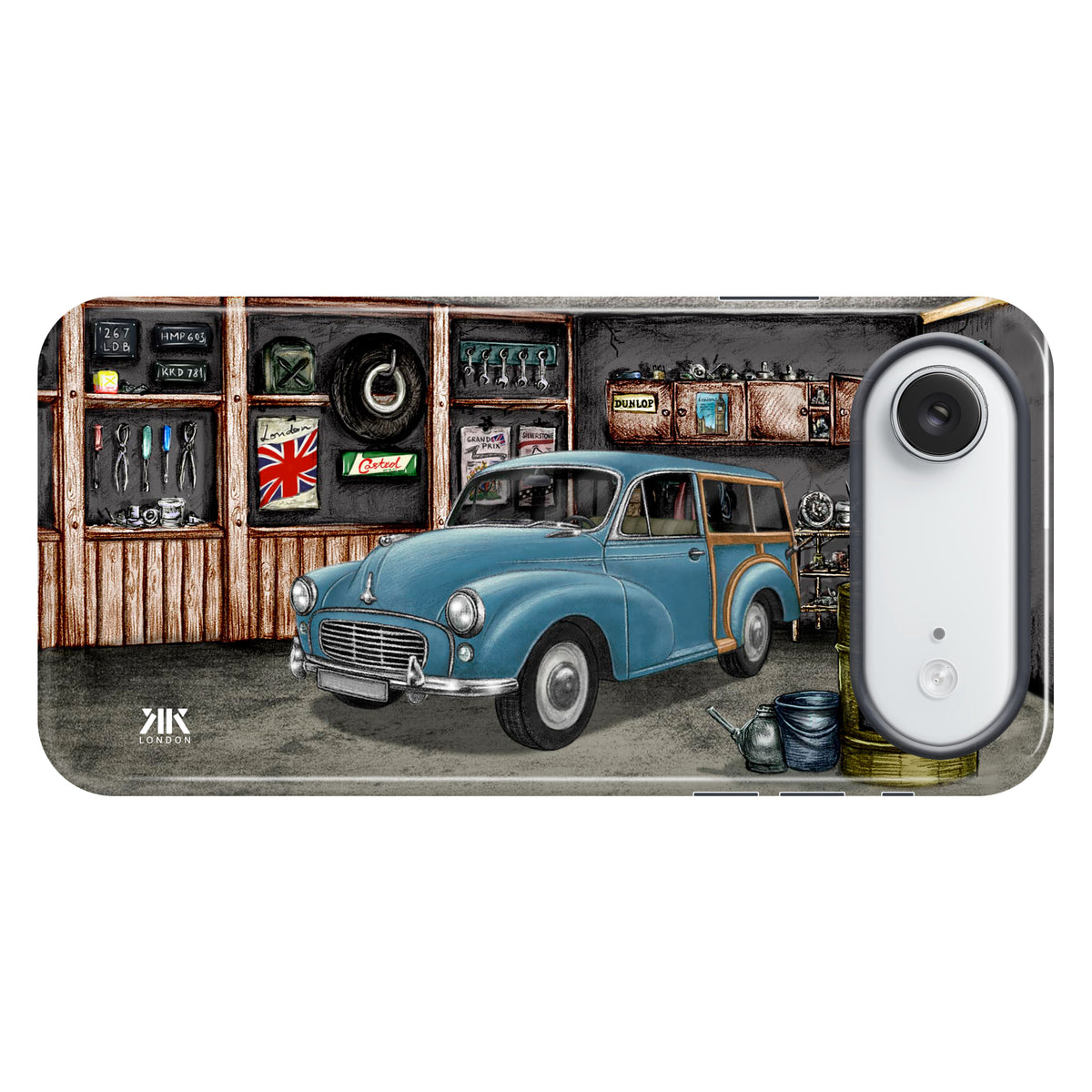 Morris Minor 1000 Traveller 1962 Persian Blue - Tough Case - iphone-17-air