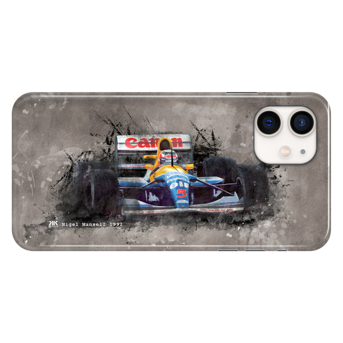 Nigel Mansell Williams Renault 1992 F1 Car Phone Case - Snap Case - iphone-12