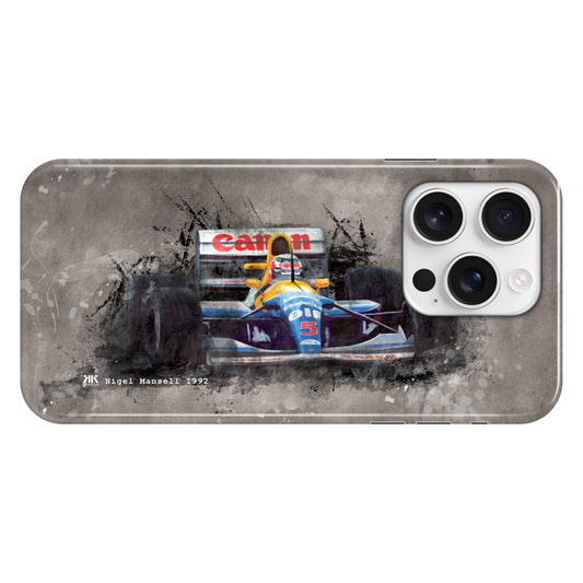 Nigel Mansell Williams Renault 1992 F1 Car Phone Case - Snap Case - iphone-16-pro