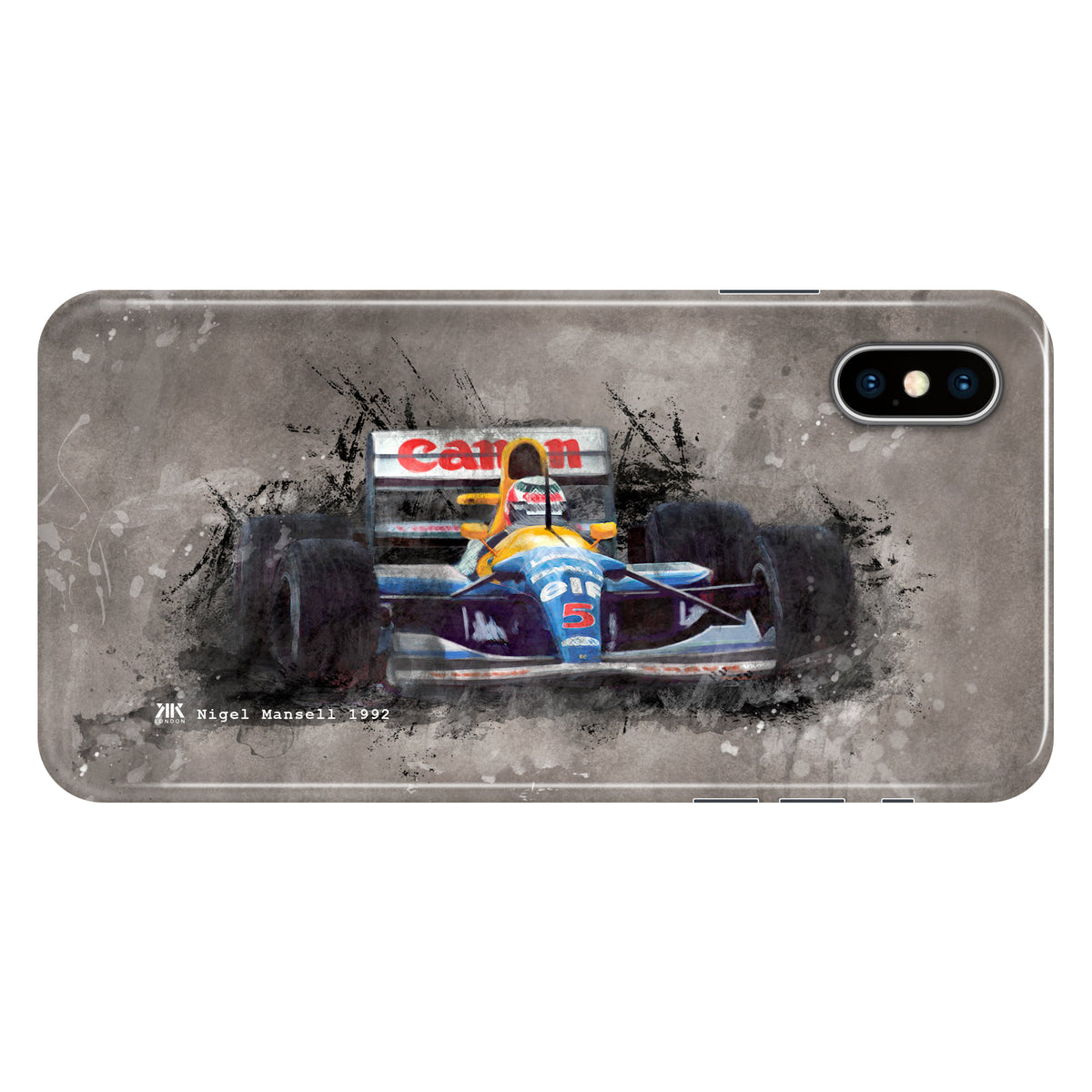 Nigel Mansell Williams Renault 1992 F1 Car Phone Case - Snap Case - iphone-x