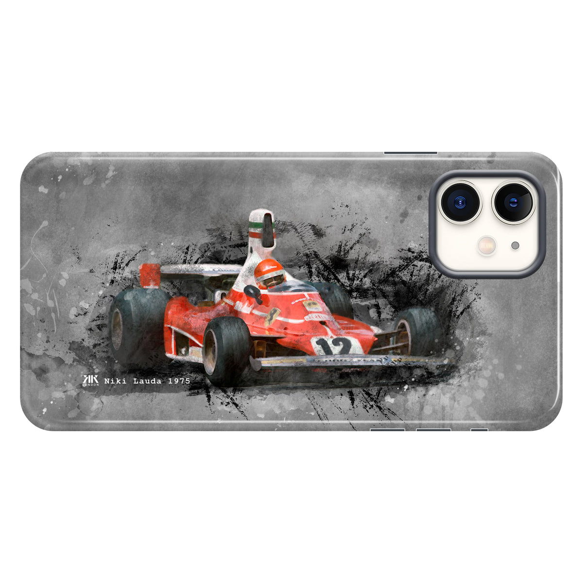 Niki Lauda Ferrari 1975 F1 Car Phone Case - Tough Case - iphone-11