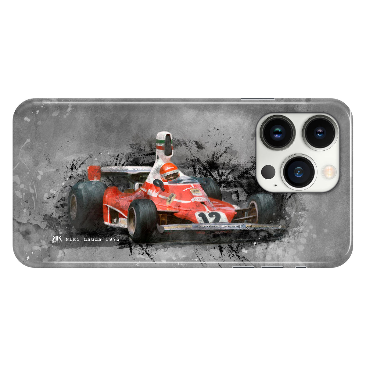Niki Lauda Ferrari 1975 F1 Car Phone Case - Snap Case - iphone-13-pro