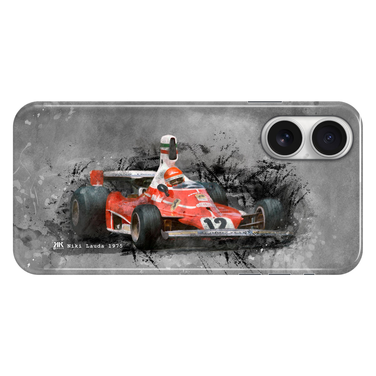 Niki Lauda Ferrari 1975 F1 Car Phone Case - Snap Case - iphone-16