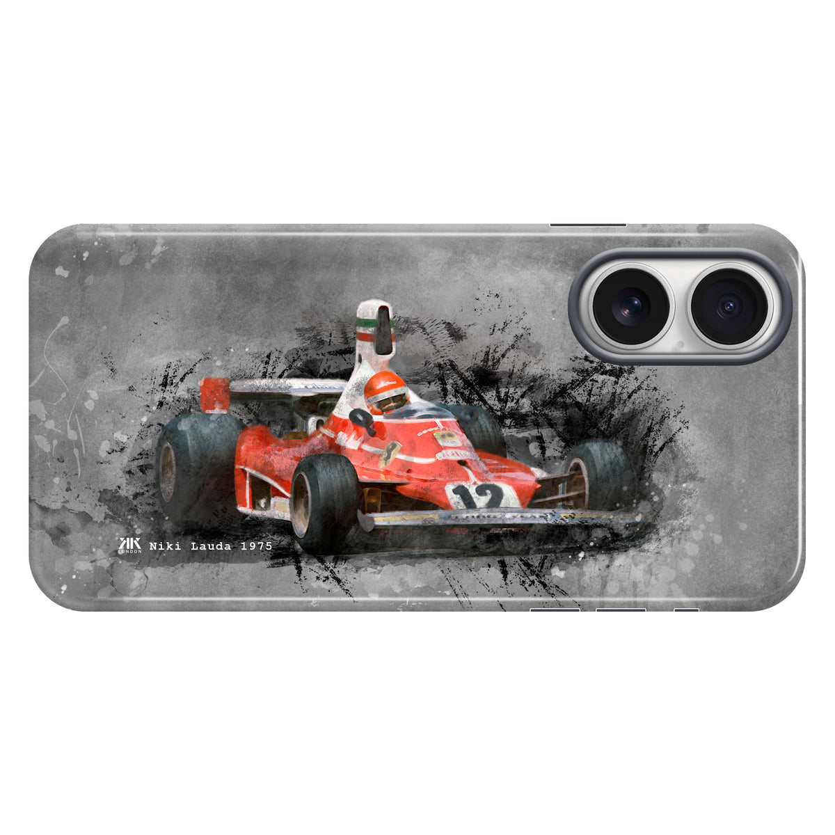 Niki Lauda Ferrari 1975 F1 Car Phone Case - Tough Case - iphone-16