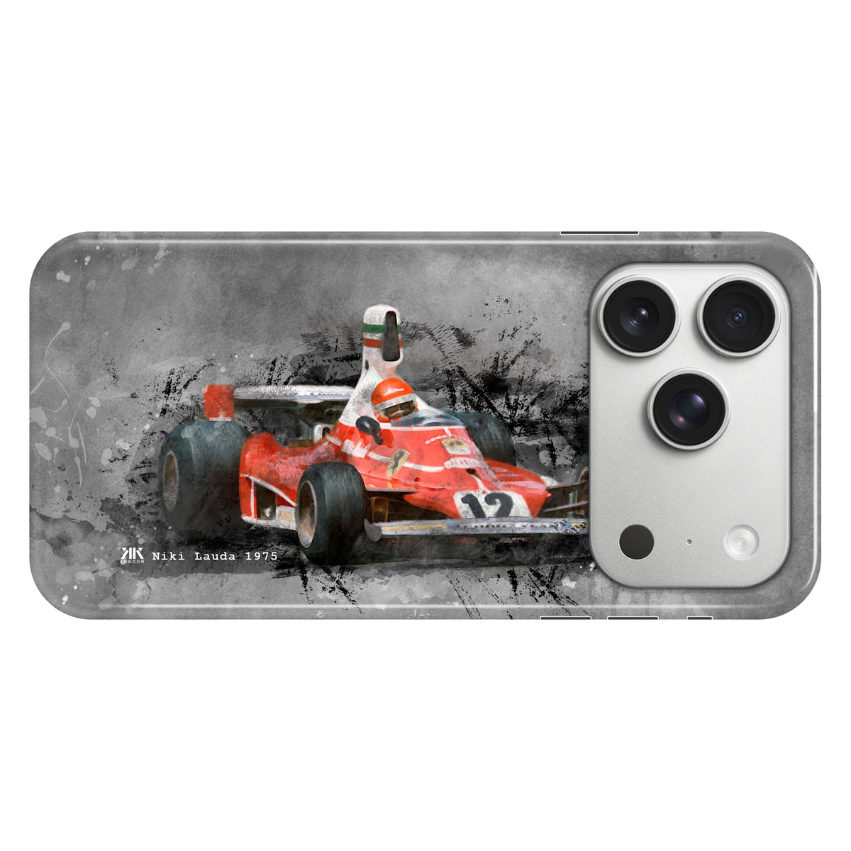 Niki Lauda Ferrari 1975 F1 Car Phone Case - Snap Case - iphone-17-pro