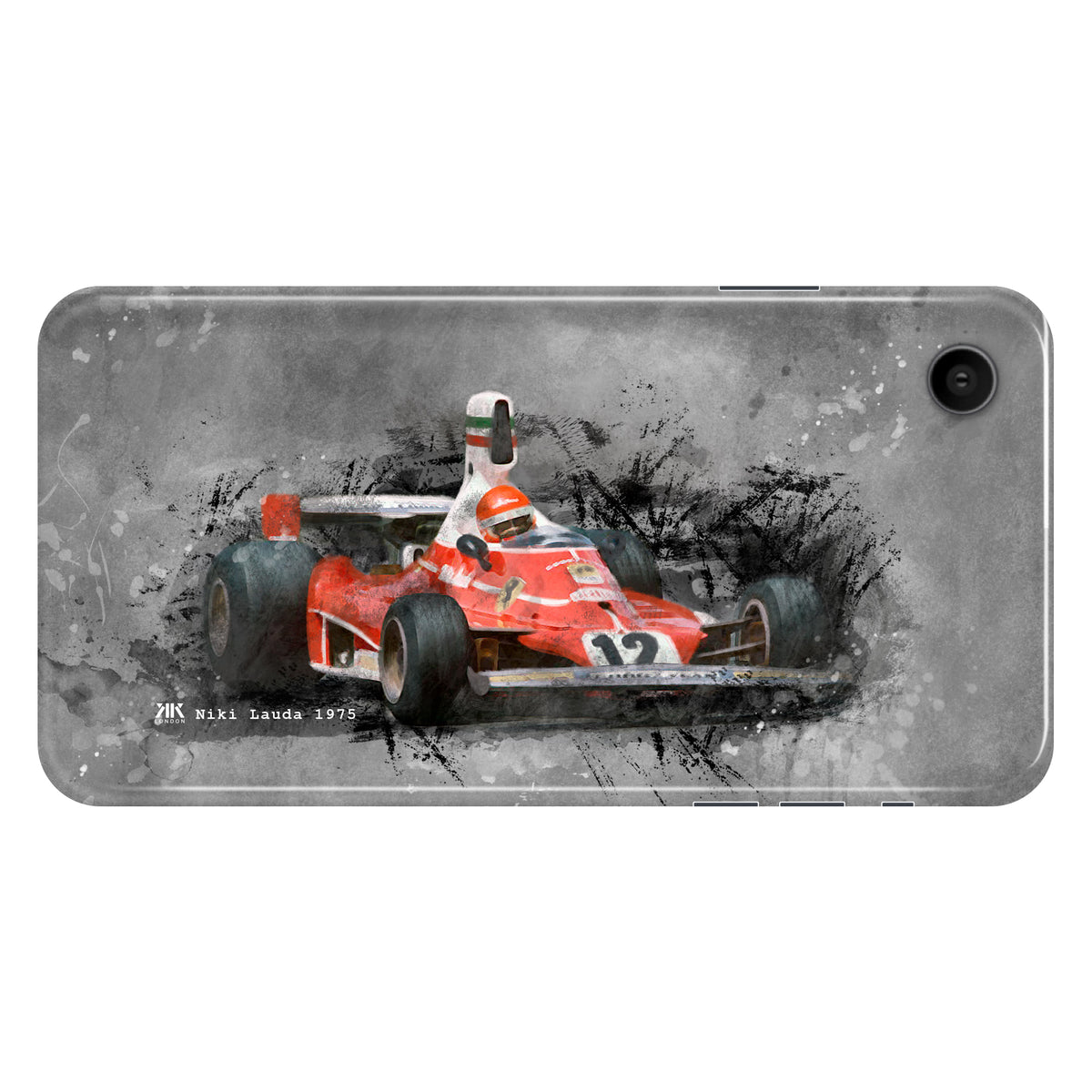 Niki Lauda Ferrari 1975 F1 Car Phone Case - Snap Case - iphone-xr