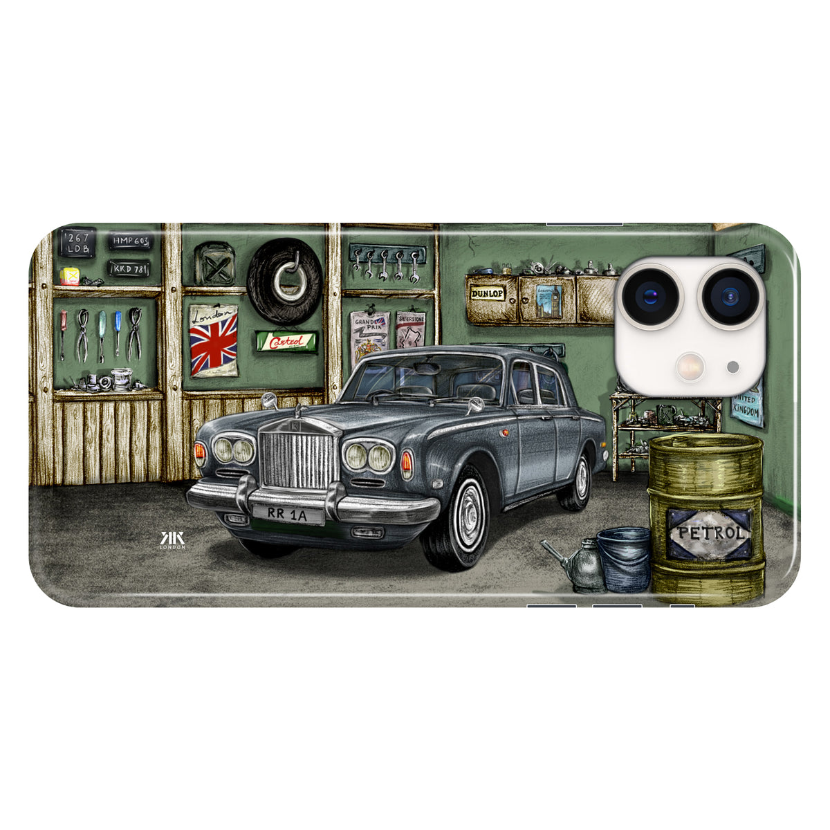 Rolls-Royce Series A1 Grey - Snap Case - iphone-12
