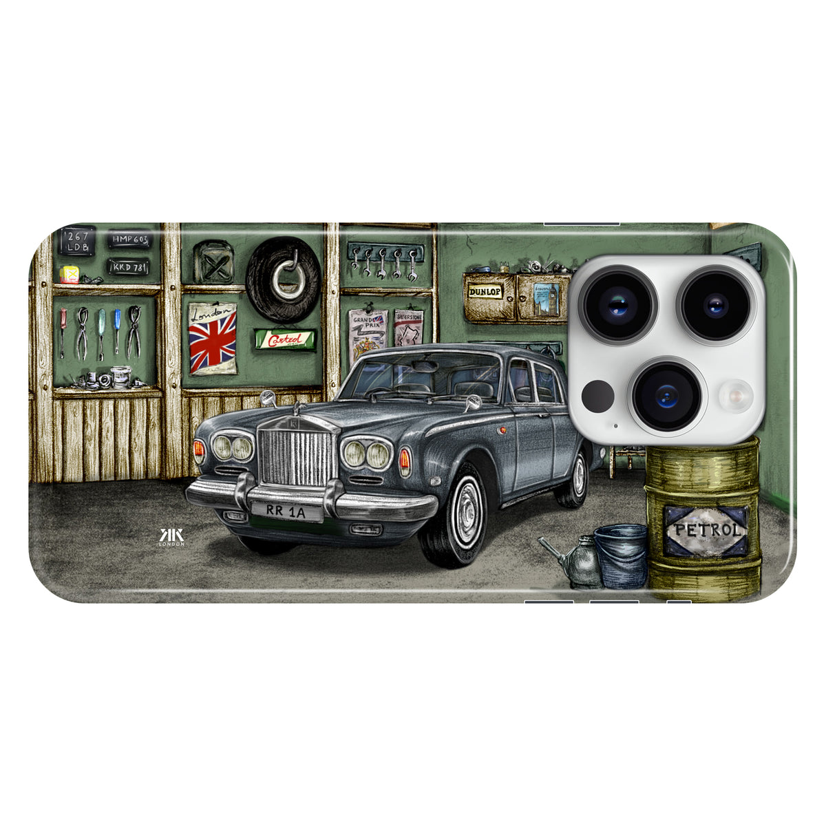 Rolls-Royce Series A1 Grey - Snap Case - iphone-14-pro