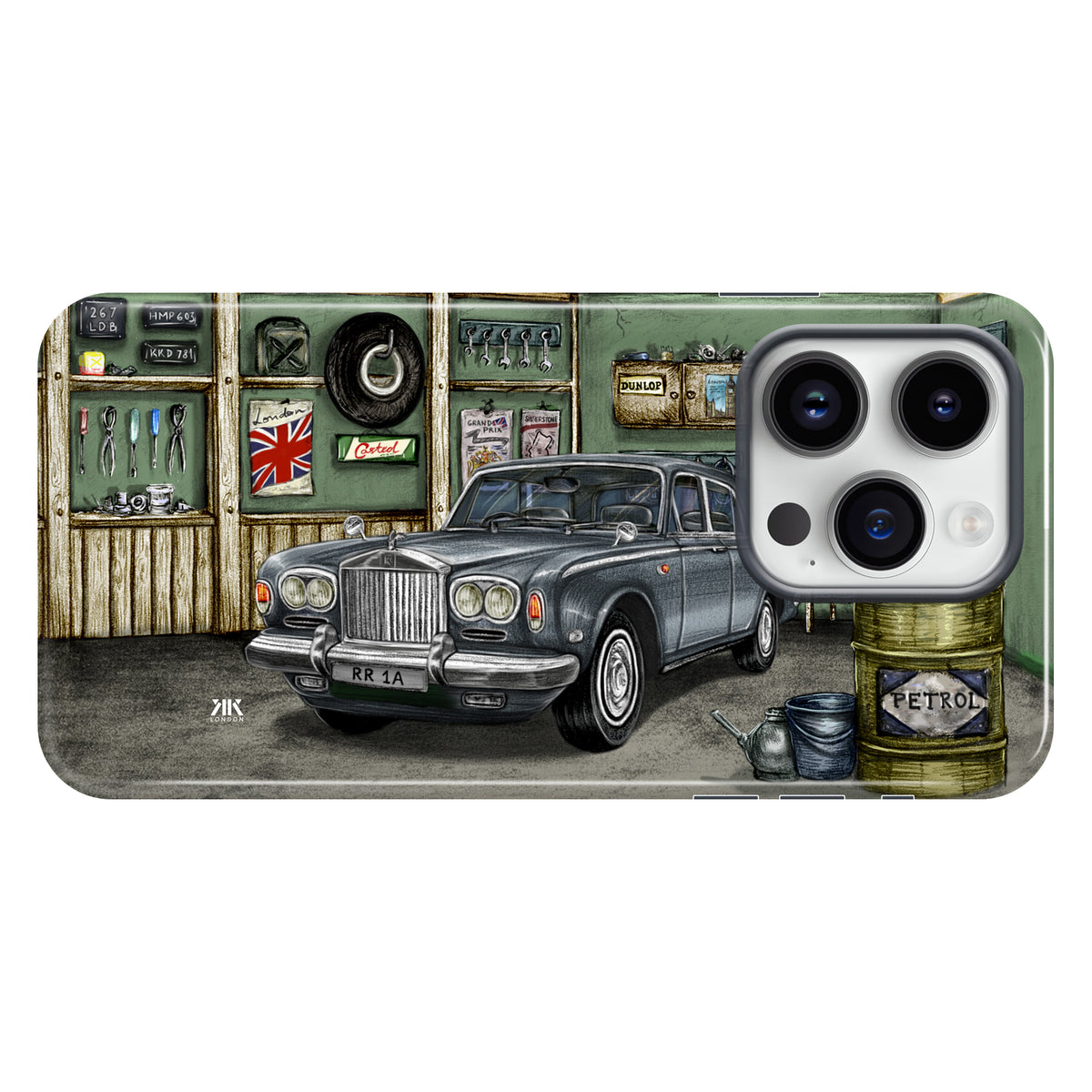 Rolls-Royce Series A1 Grey - Tough Case - iphone-14-pro