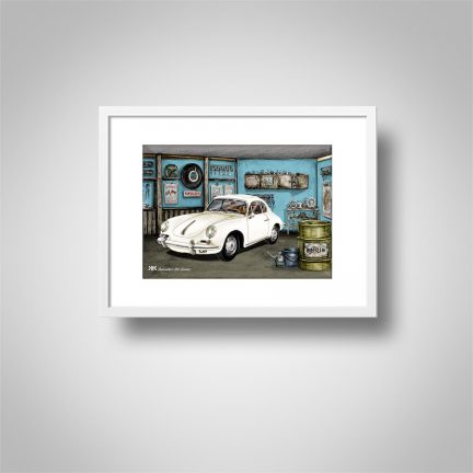 Porsche 356 White